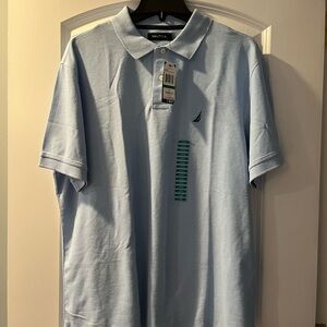 Nautica Men's Sky Blue Polo Shirt